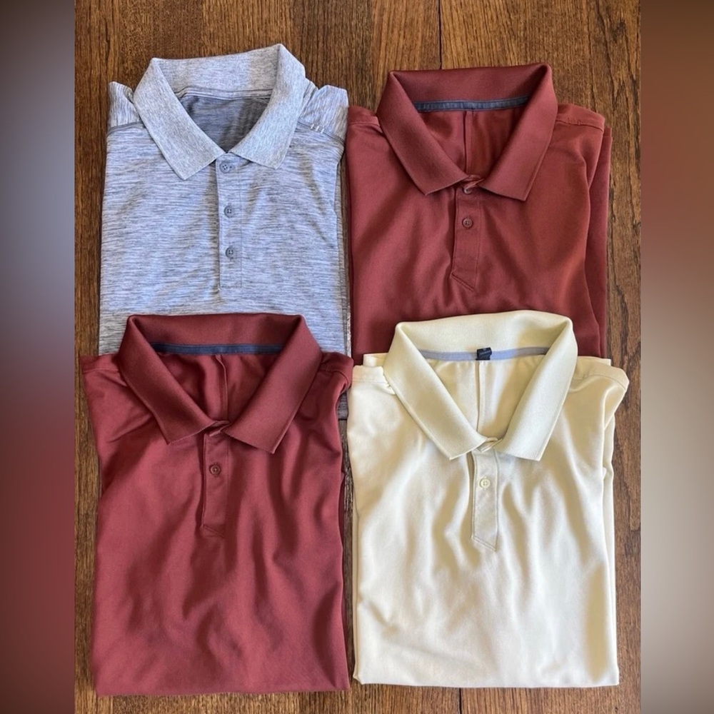 🍋Lululemon 4 Pc Polo Golf Shirt Bundle